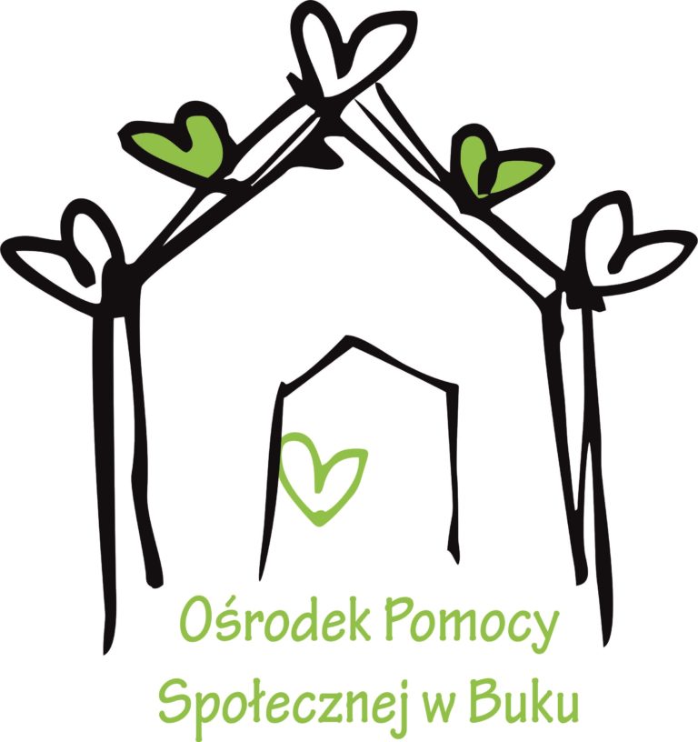 Logotyp Ośrodka Pomocy Społecznej w Buku